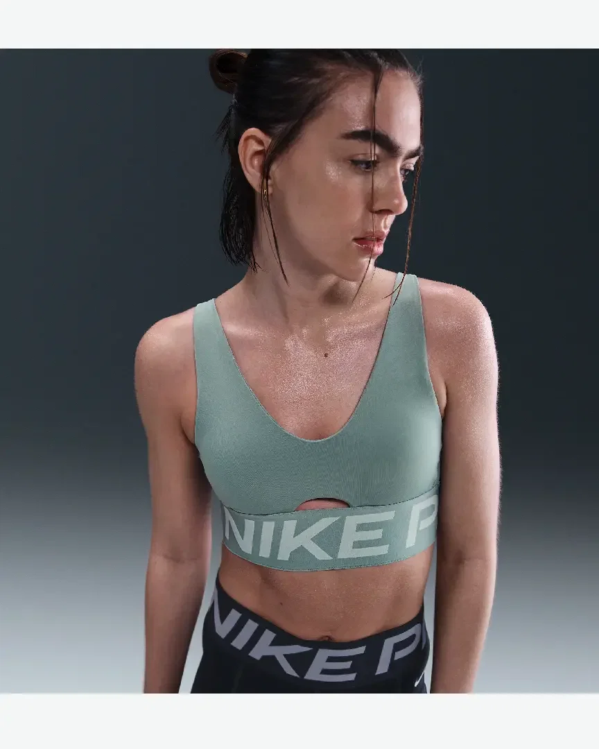 Sujetador acolchado con soporte normal Nike Pro Indy Plunge W