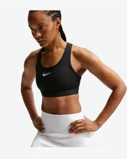 Sujetador acolchado de soporte normal Nike Swoosh Mujer – 3/4