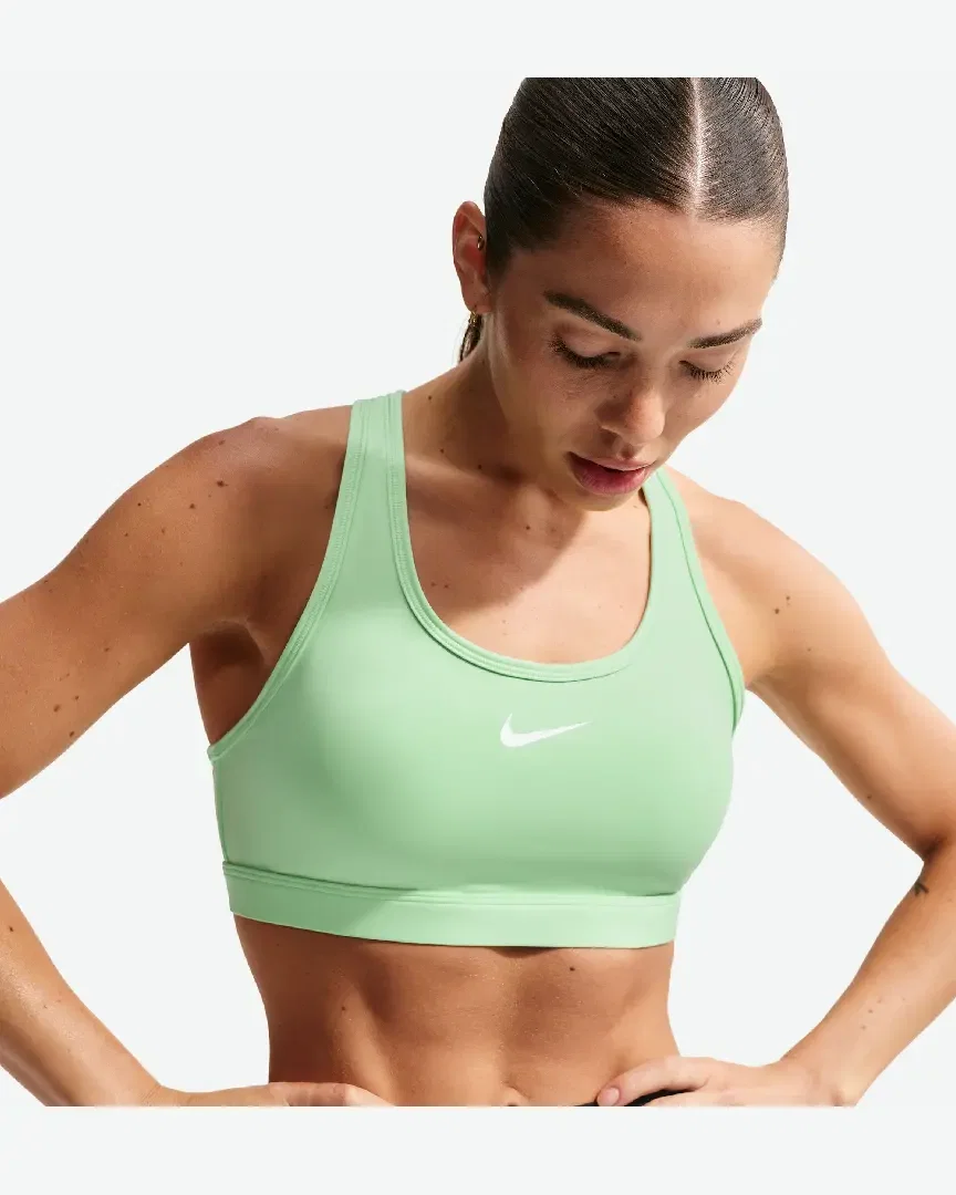 Sujetador acolchado de soporte normal Nike Swoosh W