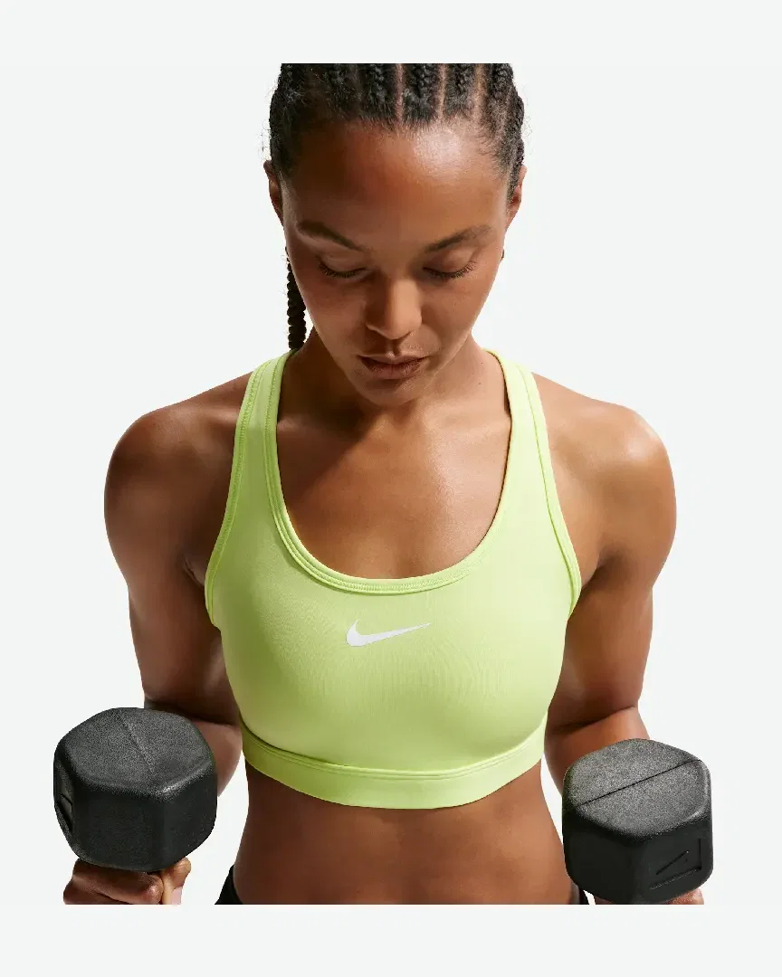 Sujetador acolchado de soporte normal Nike Swoosh Mujer