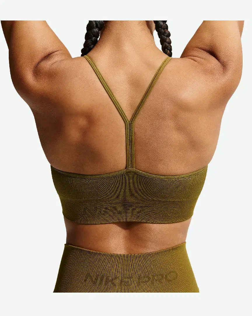 Sujetador acolchado Nike Pro Seamless W - IB9843-368 (1) au meilleur prix !