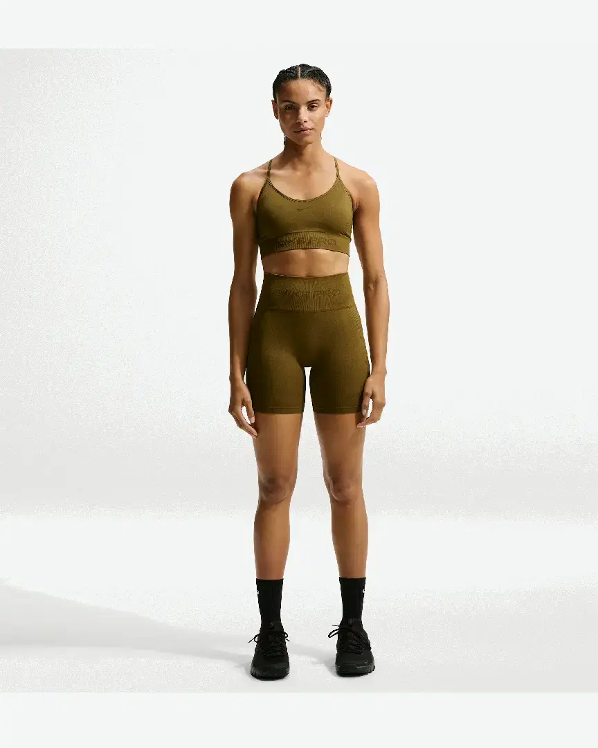 Sujetador acolchado Nike Pro Seamless W - IB9843-368 (3) au meilleur prix !