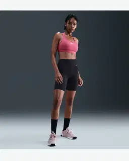 Sujetador acolchado Nike Swoosh de soporte medio Mujer – 4/4