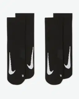 Calcetines de tobillo mixtos Nike Multiplier (2 pares) Unisex – 2/4