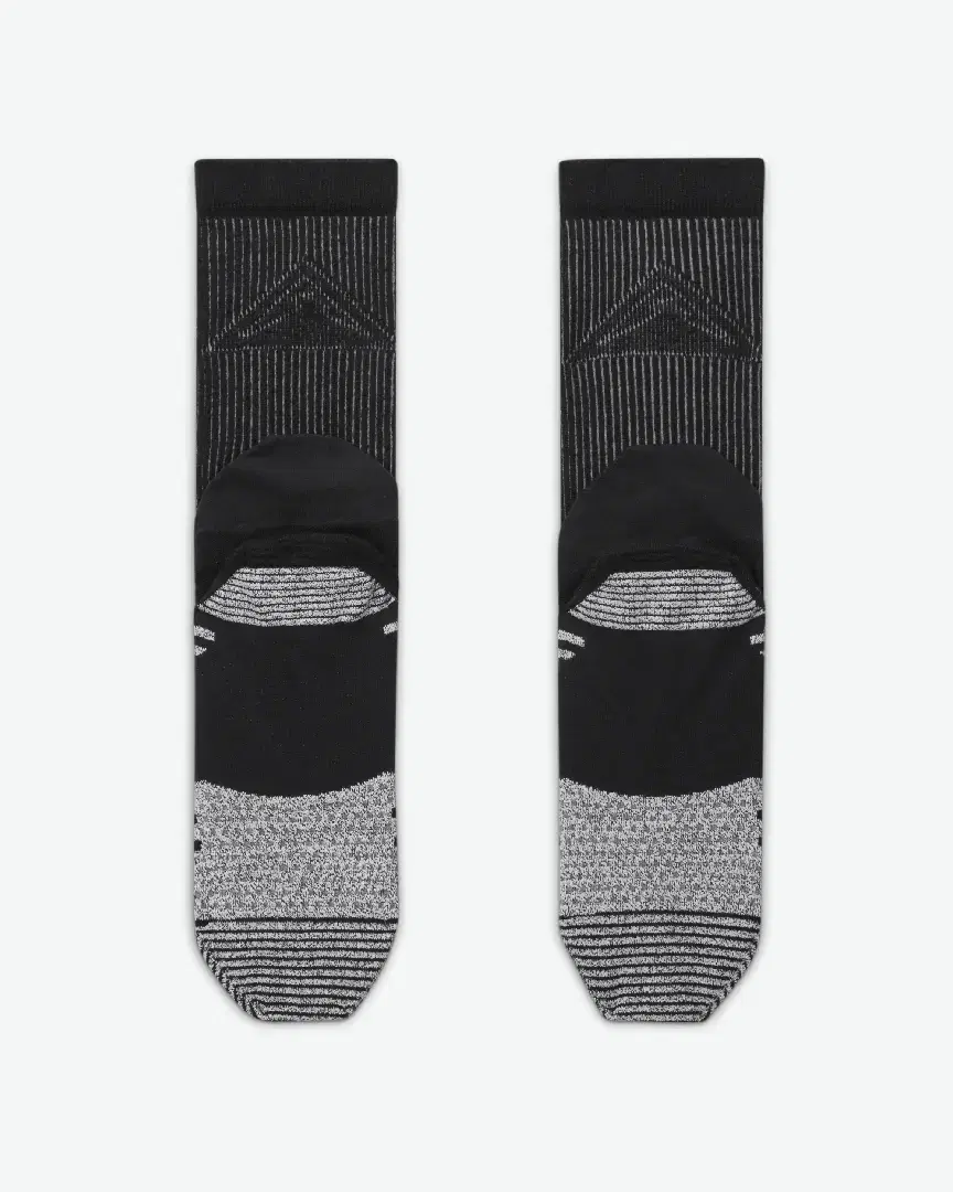 Calcetas de trail hasta el medio de la pantorrilla Nike Dri-Fit - CU7203-010 (2) au meilleur prix !