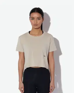 Top corto circular operador suave Unisex – 7/18
