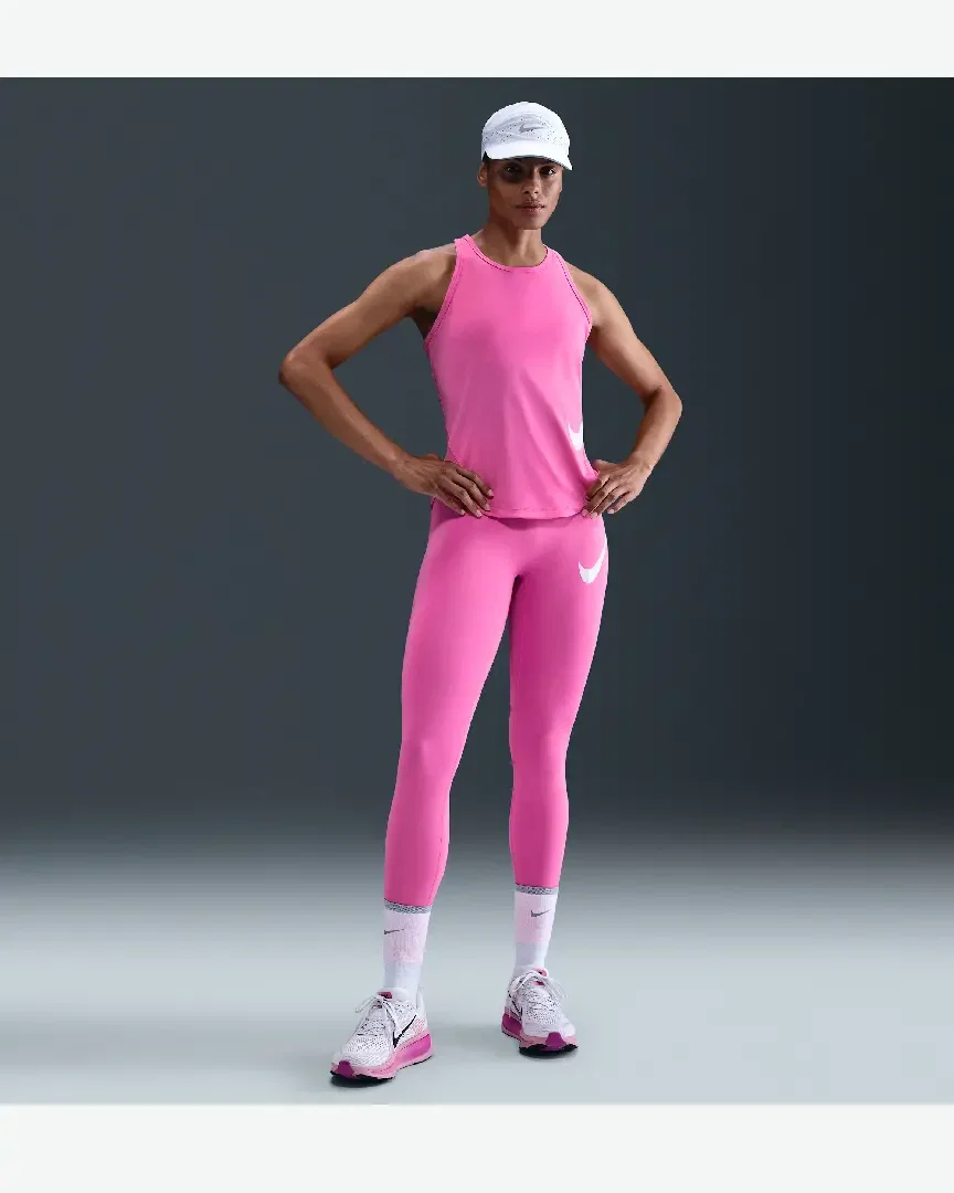 Mallas 7/8 Alta Nike Tempo Swoosh Run Mujer