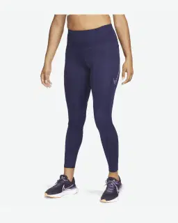 Mallas 7/8 de cintura media con estampado y bolsillos Nike Fast Mujer – 1/4