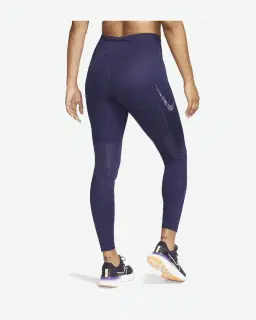 Mallas 7/8 de cintura media con estampado y bolsillos Nike Fast Mujer – 2/4
