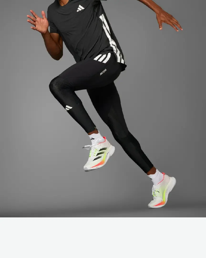 Mallas largas de running Adidas Adizero Hombre