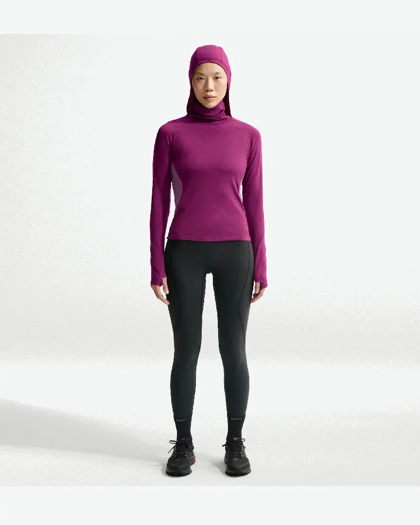 Collant de Cintura Alta Sin Costuras Frontal Nikelab | Running Flash W