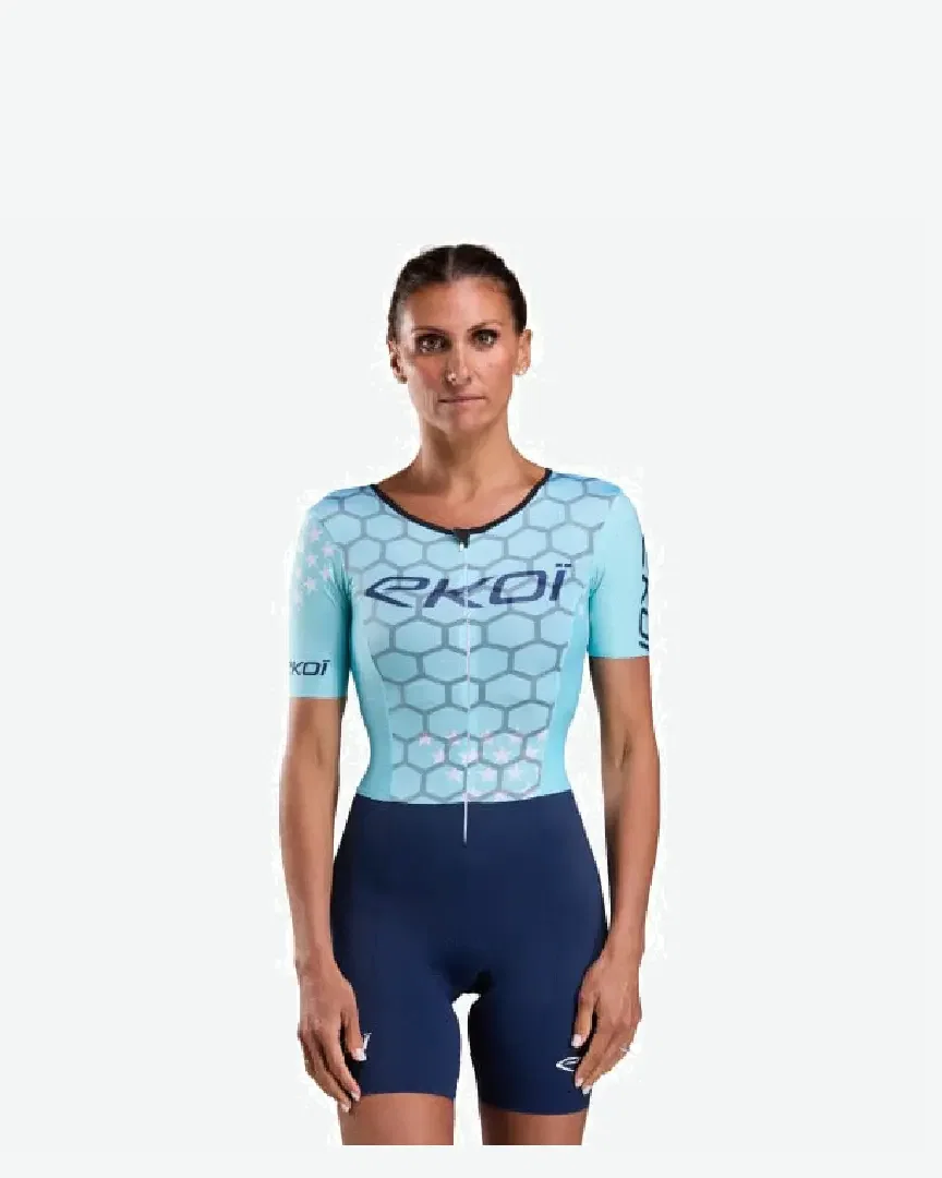 Combinación Triatlón Ekoi Racing Grafeno Azul