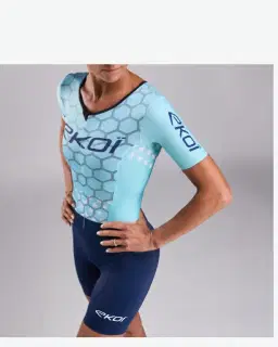 Combinación Triatlón Ekoi Racing Grafeno Azul Hombre – 2/10