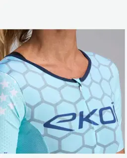 Combinación Triatlón Ekoi Racing Grafeno Azul Hombre – 4/10