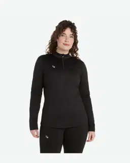 Camiseta de invierno Core Ls 1/2 Zip Mujer – 1/5