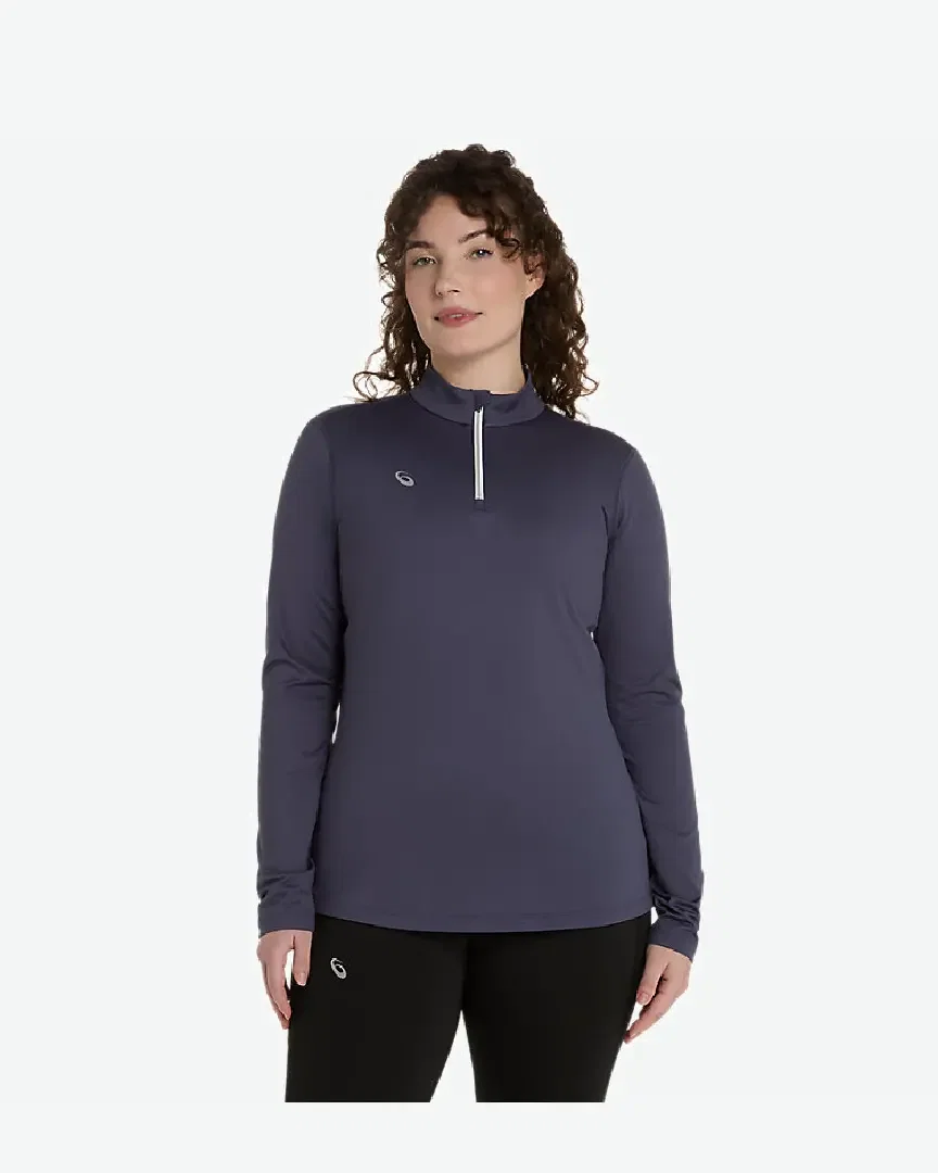 Camiseta de invierno Core Ls 1/2 Zip Mujer