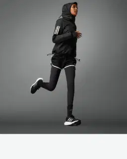Cortavientos Adidas de running con capucha Own The Run Mujer – 3/4