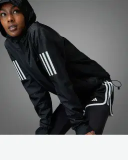 Cortavientos Adidas de running con capucha Own The Run Mujer – 4/4