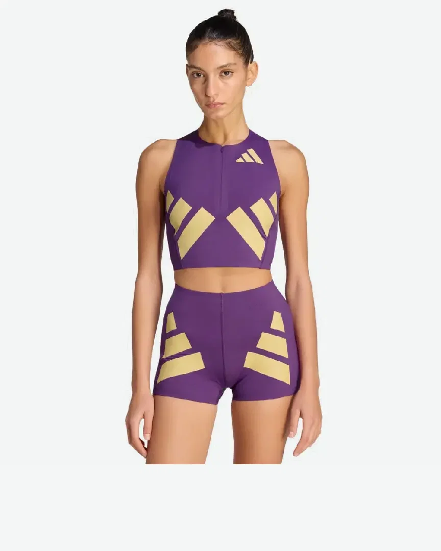 Top de cultivo Adidas Adizero Road To Records Mujer