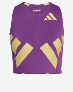 Top de cultivo Adidas Adizero Road To Records Mujer – 4/4