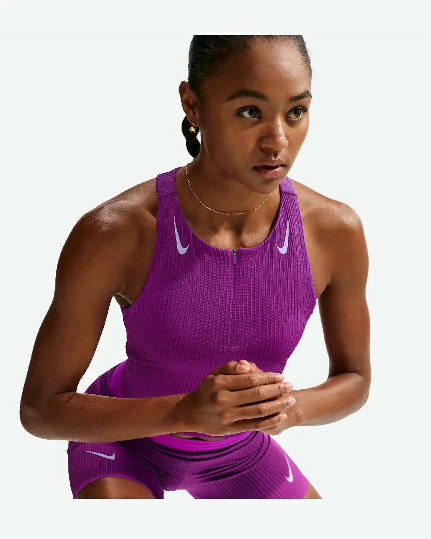 Camiseta sin mangas corta estampada Dri-Fit Adv Nike Aeroswift W
