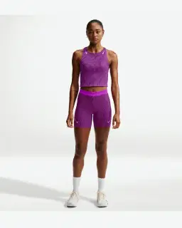 Camiseta sin mangas corta estampada Dri-Fit Adv Nike Aeroswift Mujer – 4/4