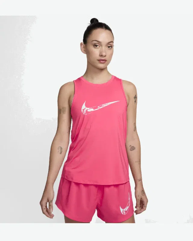 Camiseta sin mangas con estampado Dri-Fit Nike One W