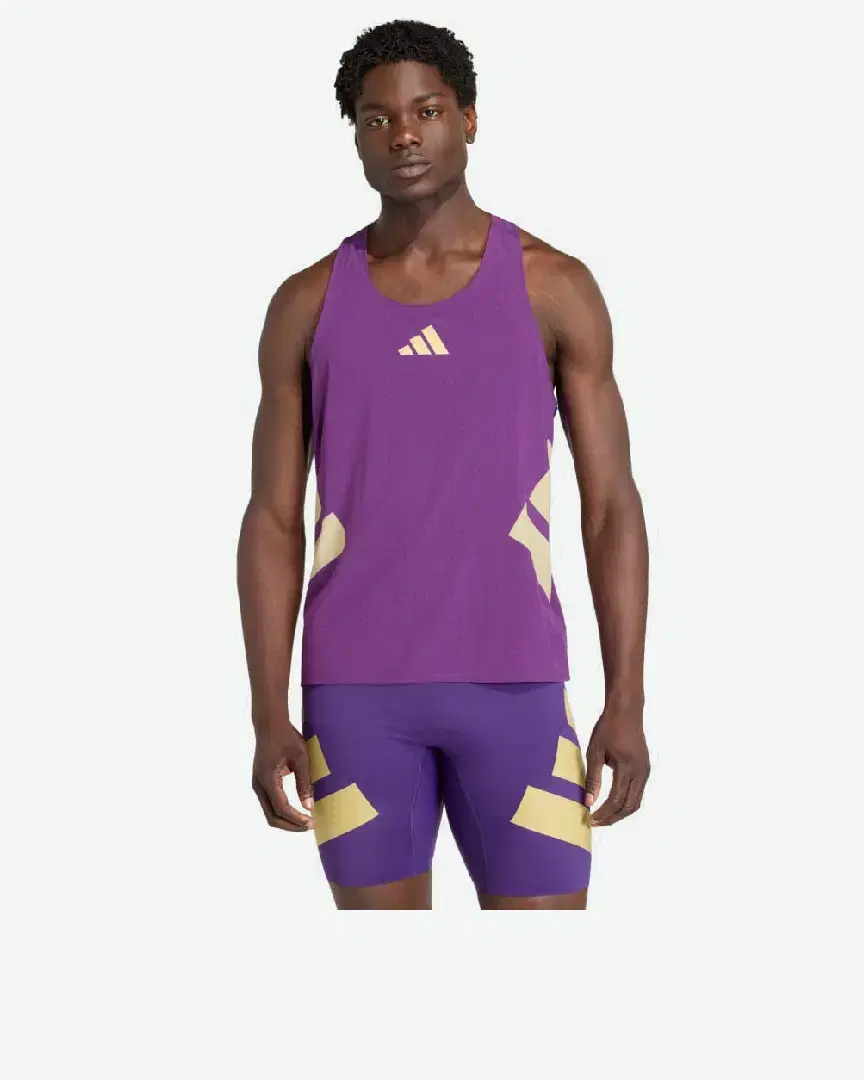 Camisetas sin mangas Adidas Adizero Road To Records M - Men (4) au meilleur prix !
