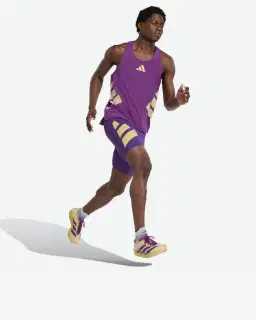 Camisetas sin mangas Adidas Adizero Road To Records Hombre – 3/4