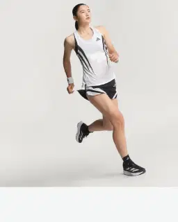 Camiseta sin mangas Adidas de running Adizero Archive Mujer – 3/4