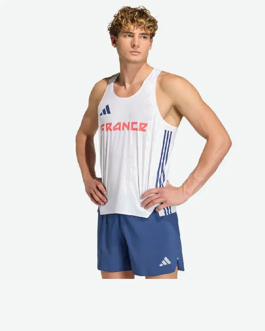 Camiseta sin mangas de entrenamiento Adizero Francia M - Men (5) au meilleur prix !