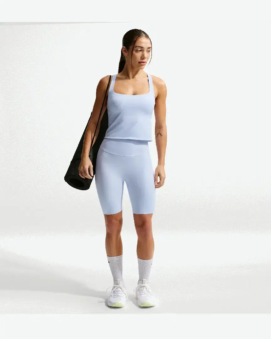 Camiseta Deportiva Sin Mangas Con Sujetador Integrado De Soporte Ligero Nike Zenvy W - IB9872-407 (3) au meilleur prix !