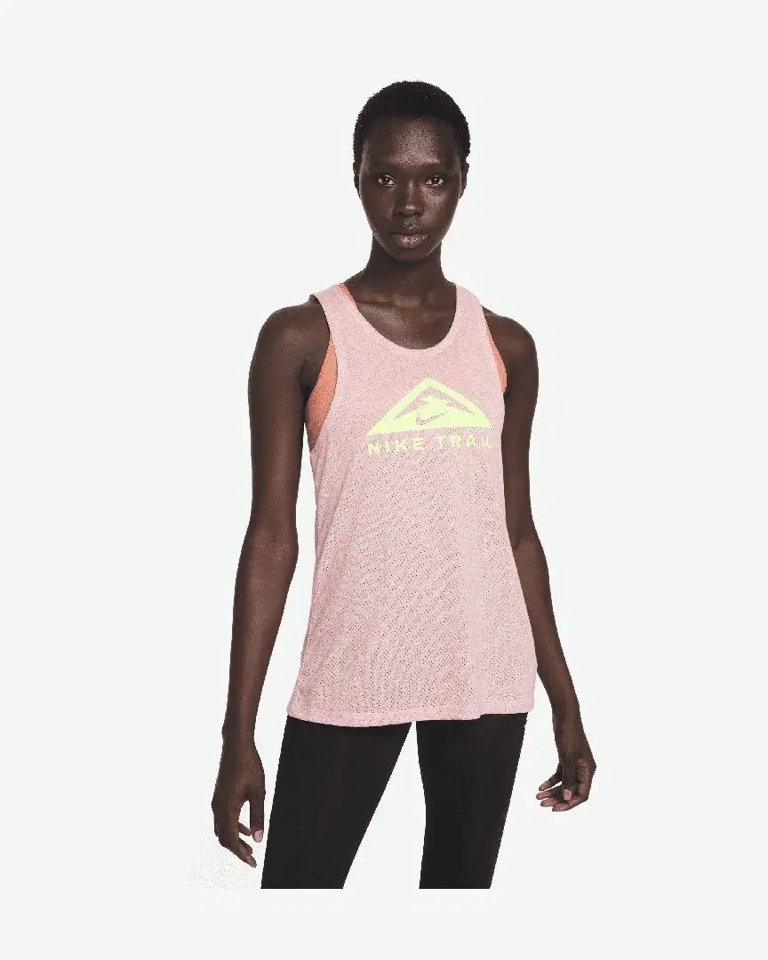 camiseta sin mangas de trail nike dri-fit mujer