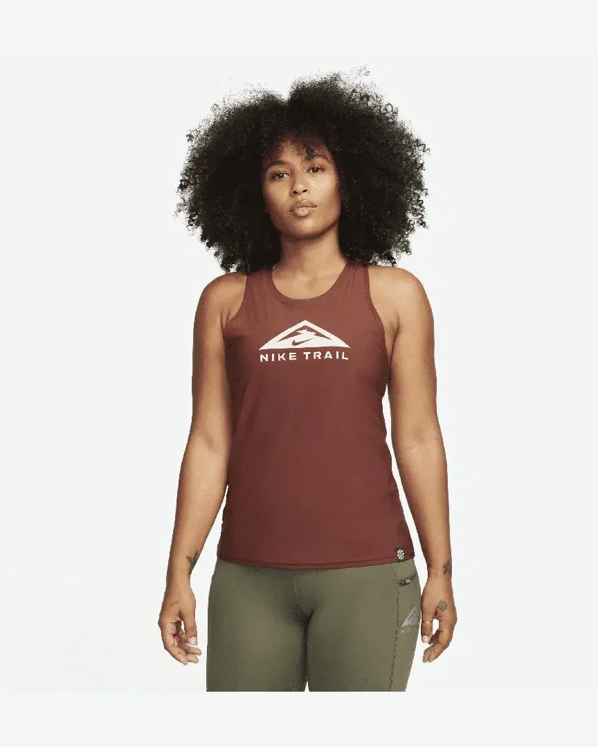 camiseta sin mangas de trail nike dri-fit mujer