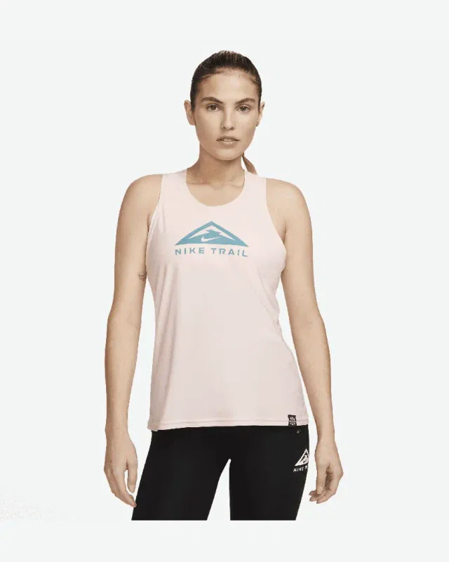 camiseta sin mangas de trail nike dri-fit mujer