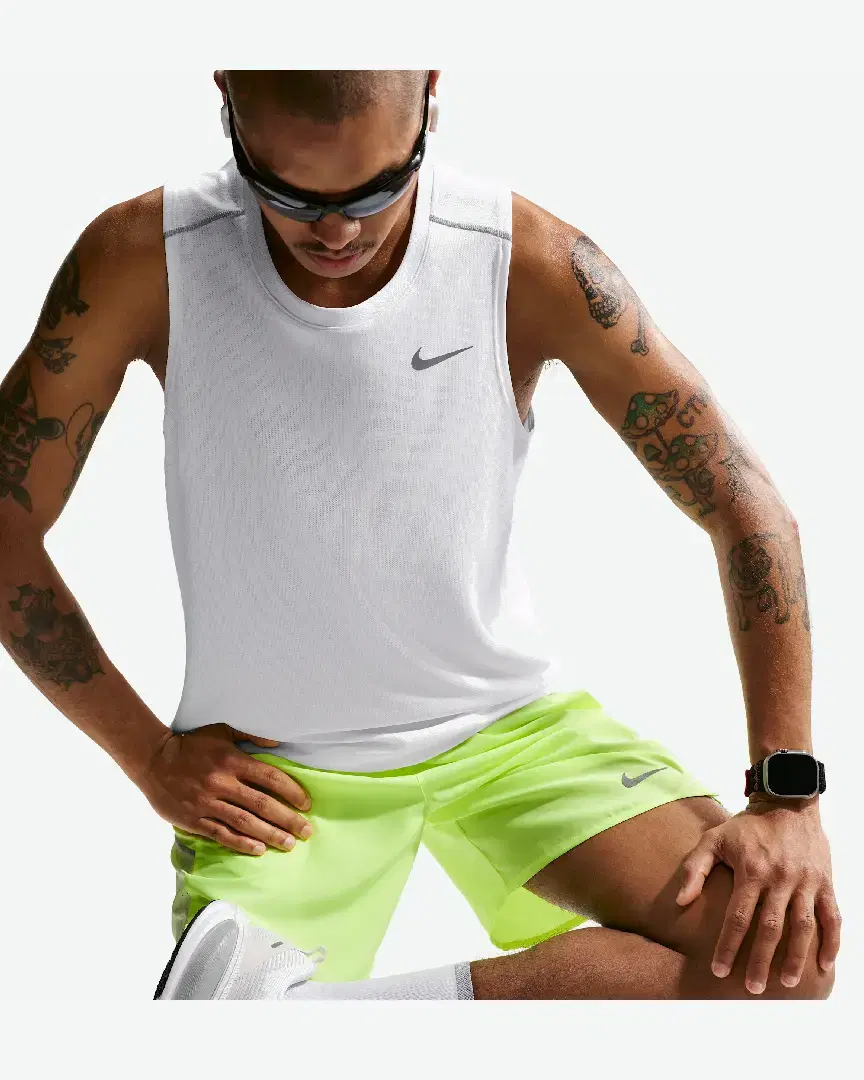 Camiseta sin mangas Dri-Fit Nike Miler M - IF2018-100 (2) au meilleur prix !