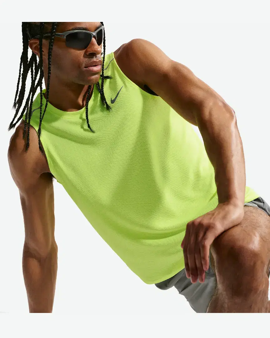 Camiseta sin mangas Dri-Fit Nike Miler M - IF2018-737 (2) au meilleur prix !
