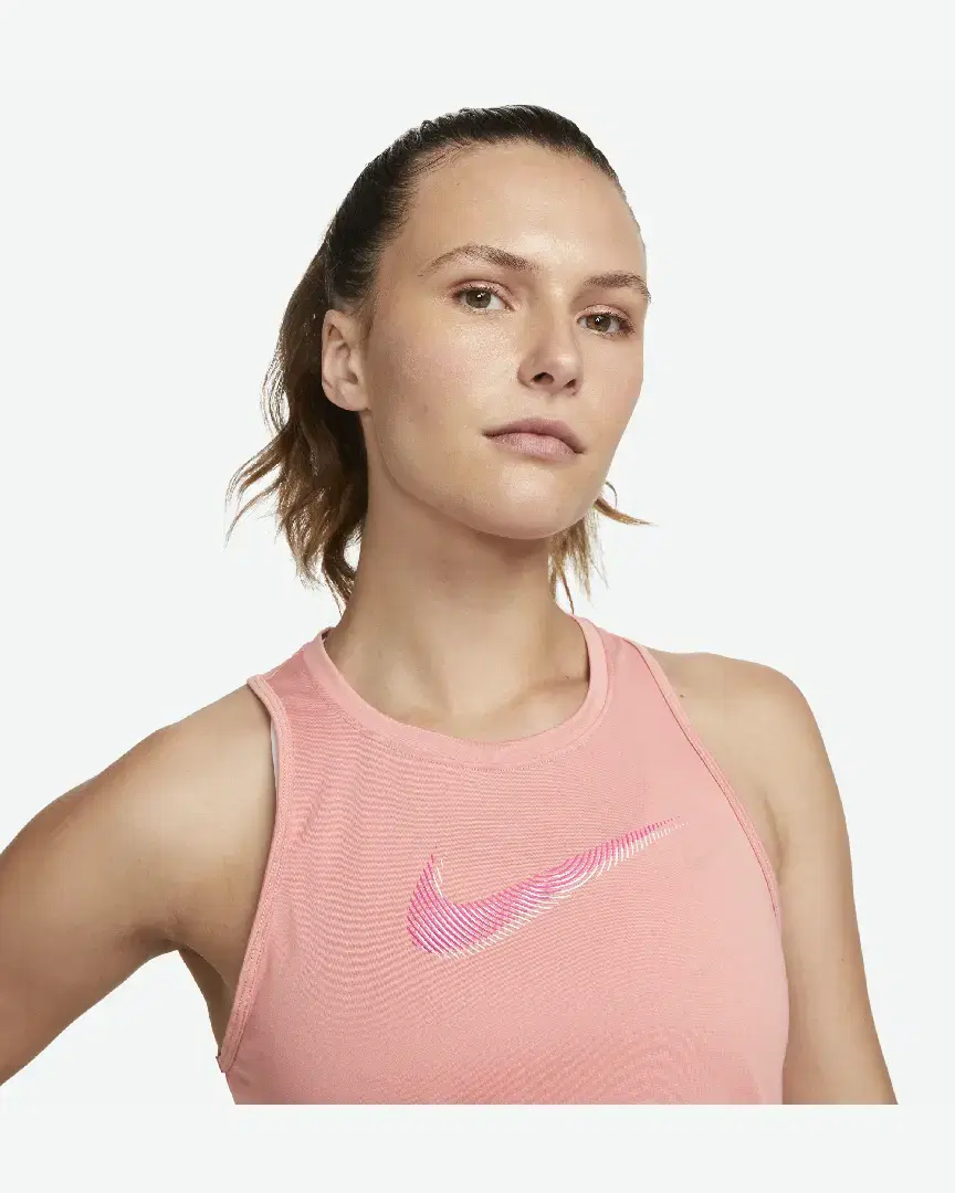 Top sin mangas Nike Dri-Fit Swoosh W - FB4914-618 (2) au meilleur prix !
