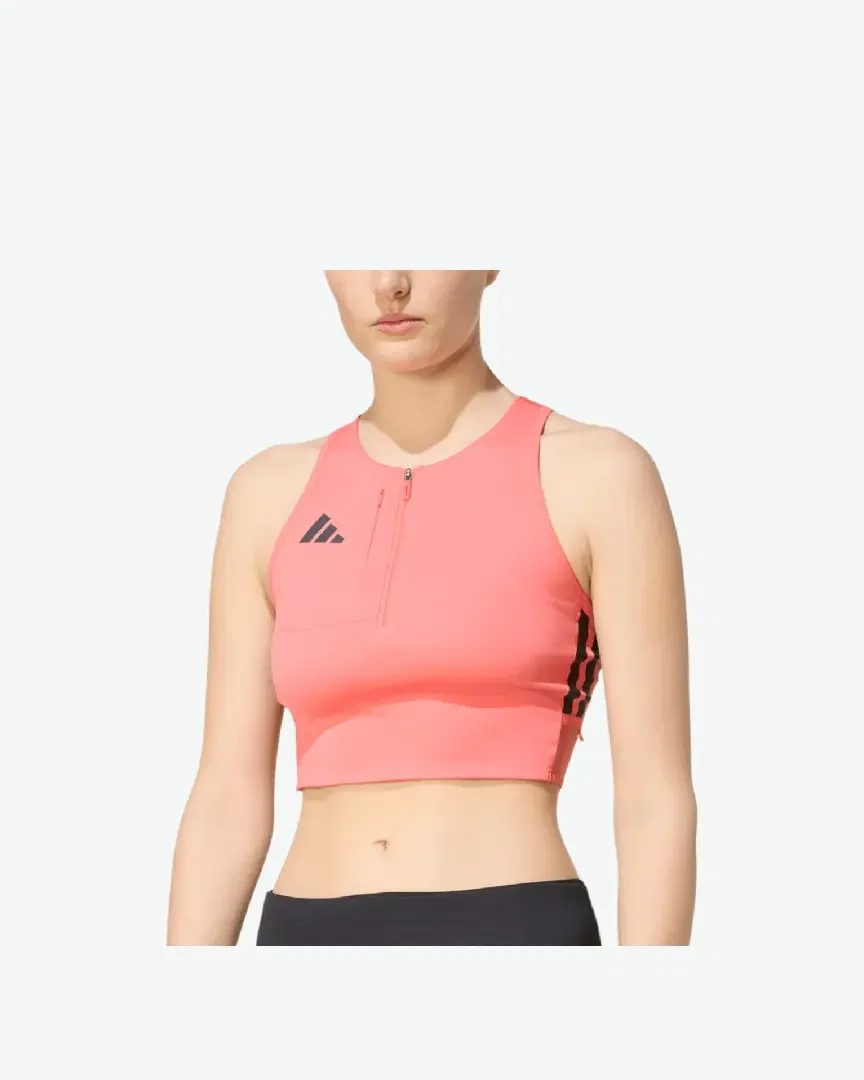 Camiseta sin mangas Adidas Adizero L Cr Tank Mujer