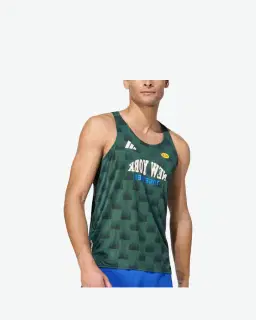 Camisetas sin mangas Adidas Adizero New York City Hombre – 1/4