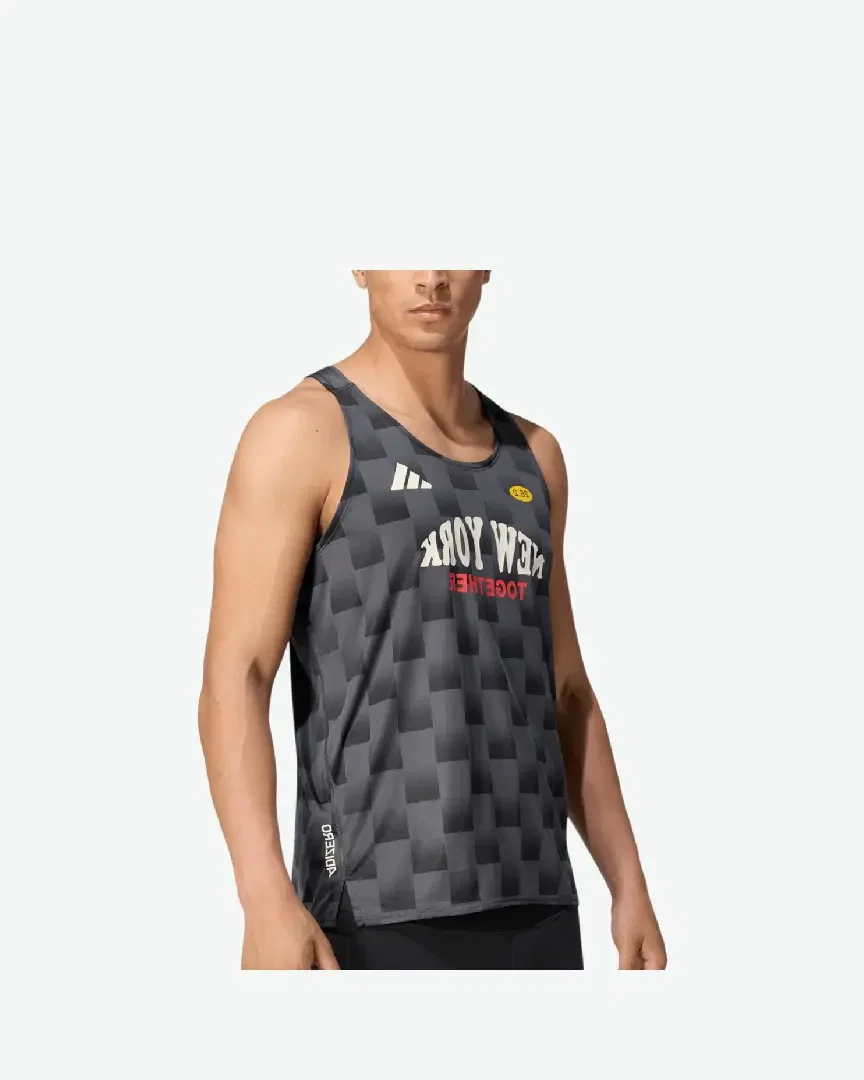 Camisetas sin mangas Adidas Adizero New York City Hombre