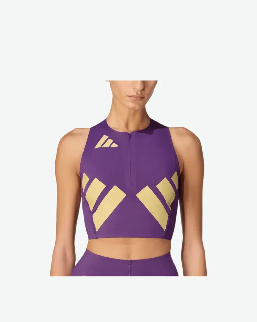 Camisetas sin mangas Adidas Adizero Road To Records Crop W - Women (9) au meilleur prix !