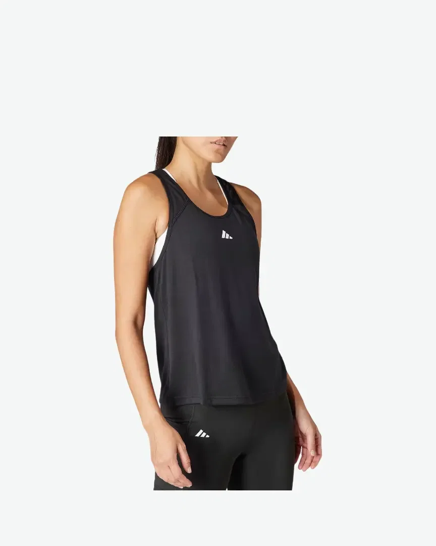 Camiseta sin mangas Adidas Train Essentials Minimal Branding Racerback Mujer
