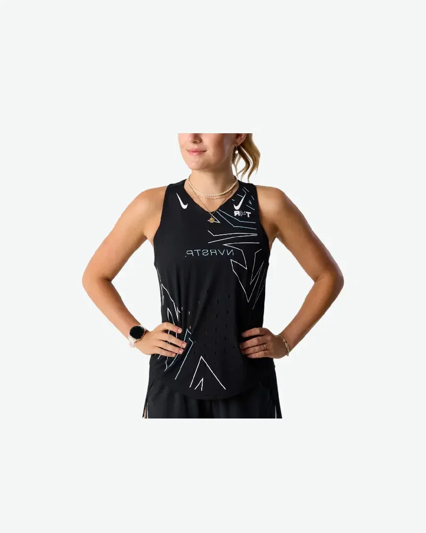 Camiseta sin mangas Nike Aeroswift Nvrstp X Top4running Mujer