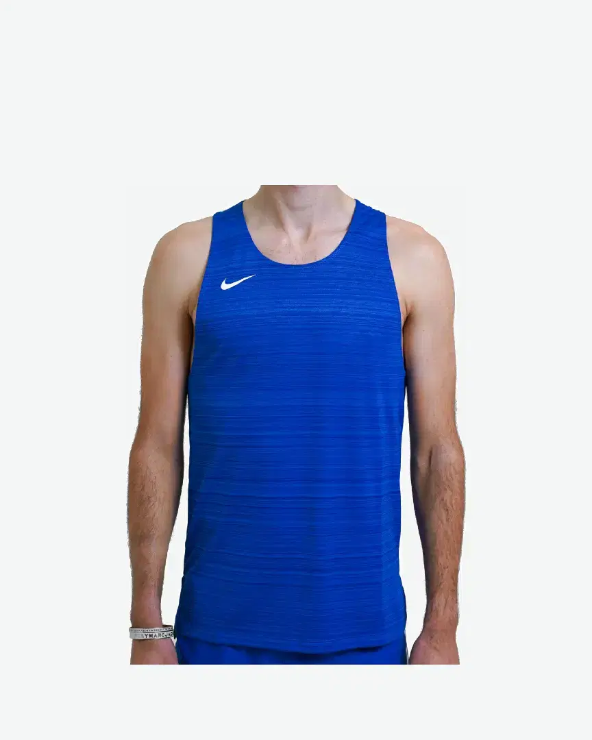 Camisetas sin mangas Nike para hombres Stock Dry Miler Singlet M - NT0300-463 (1) au meilleur prix !