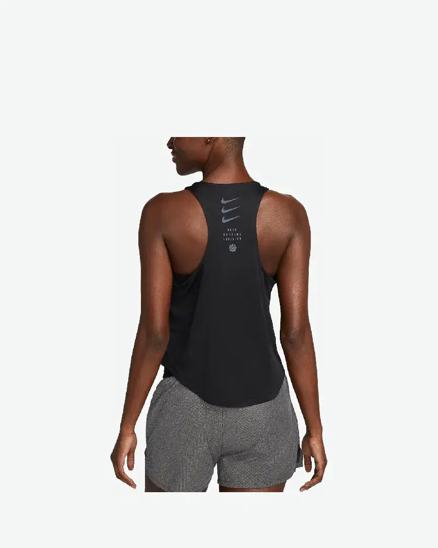 Camisetas sin mangas Nike W Nk Df Run Dvn Tank W - DX0276-010 (1) au meilleur prix !