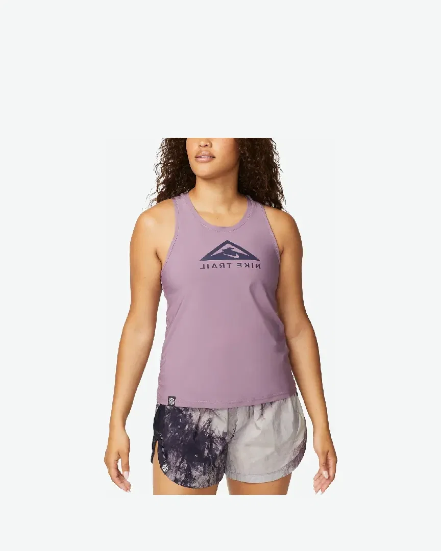 camiseta sin mangas de trail nike dri-fit mujer
