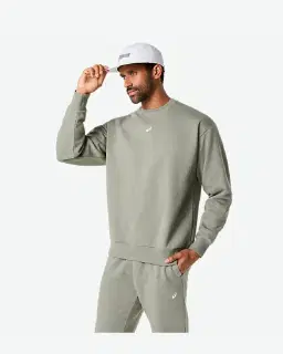 Camiseta de felpa de cuello redondo relajada Hombre – 3/6
