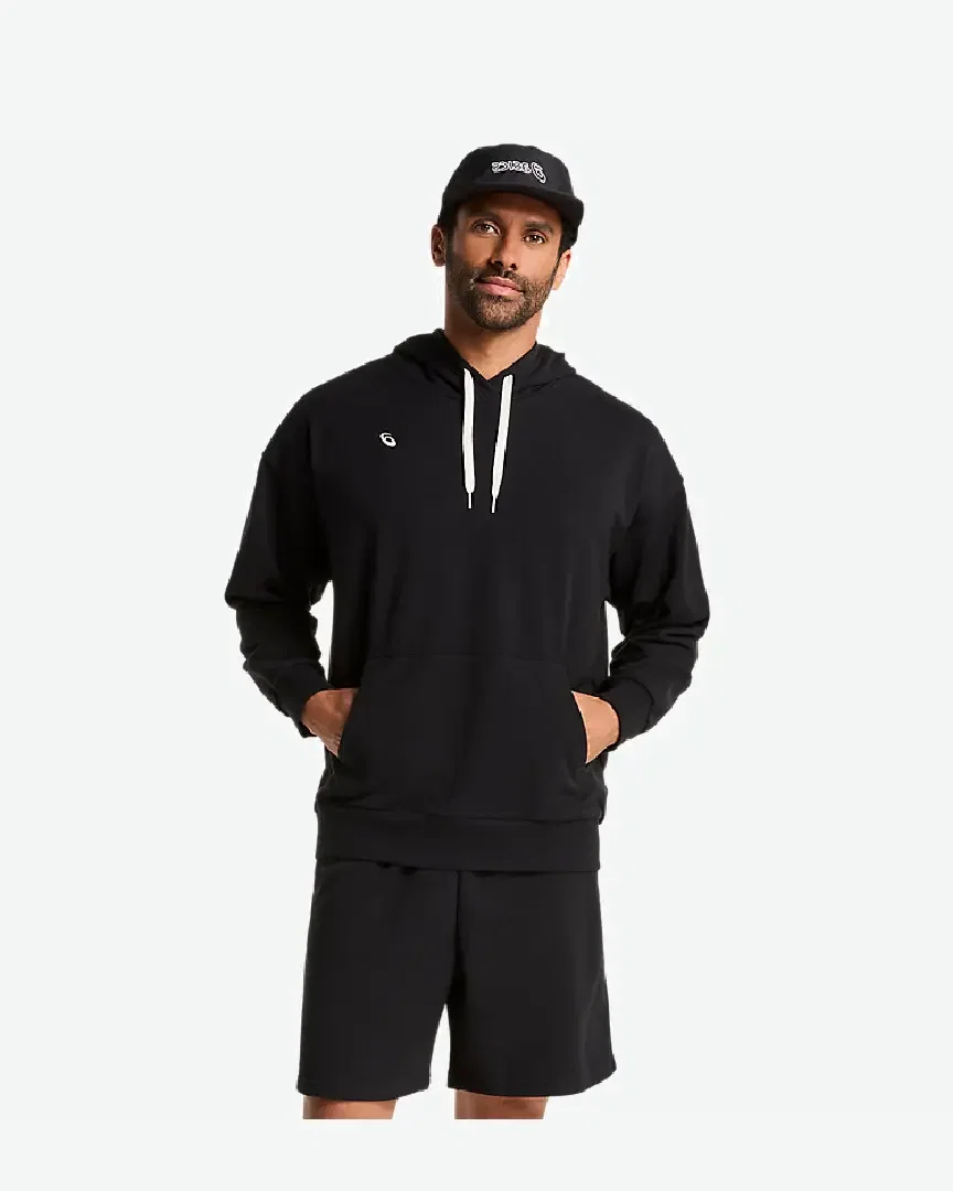 Sudadera con capucha relajada de terry francés Hombre