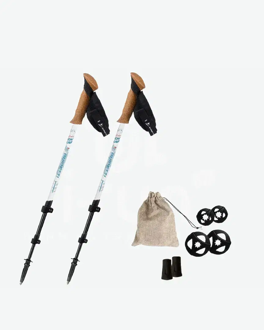 Guidetti Región Mont-Blanc Bastones de Senderismo - Unisex (38) au meilleur prix !